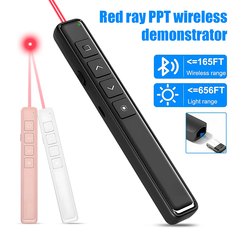 Presentation Remote Laser - Draadloze Presentatie Clicker Powerpoint Pen RF