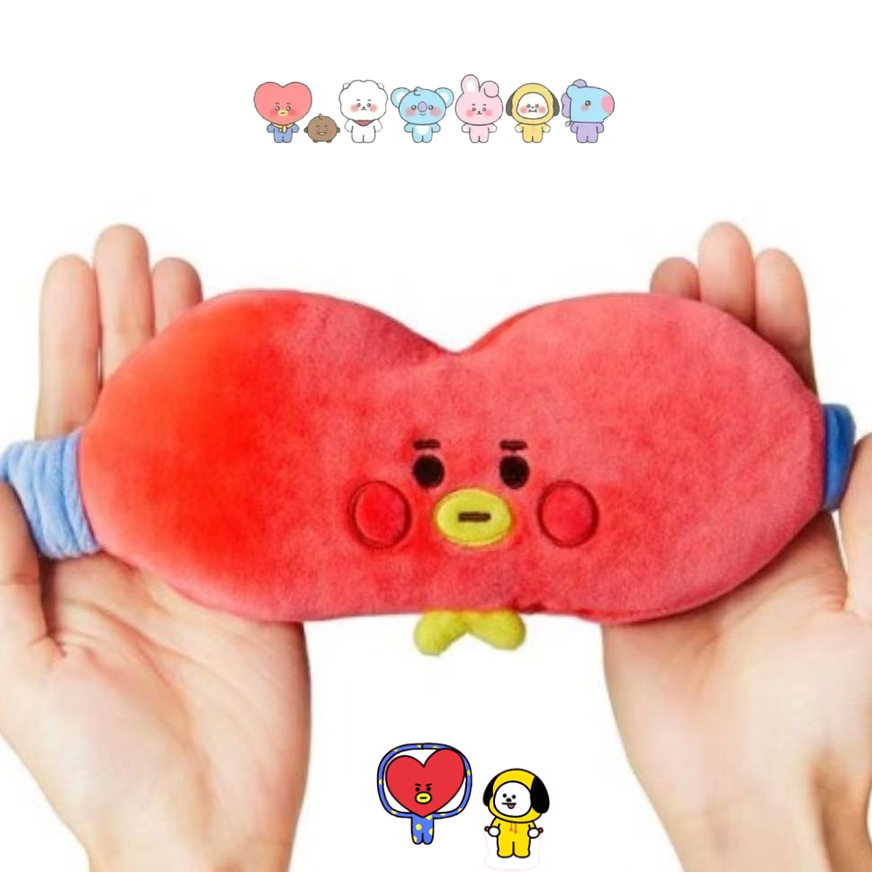 Tech For Office - BT21 cartoon schattig pluche oogmasker Kawaii