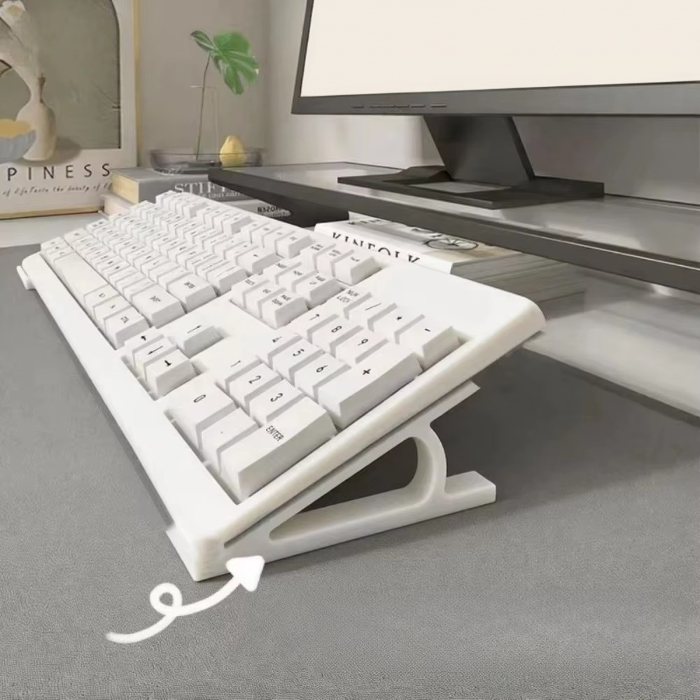 Tech For Office - 2-delige ergonomische toetsenbordverhoger voor kantoor- en