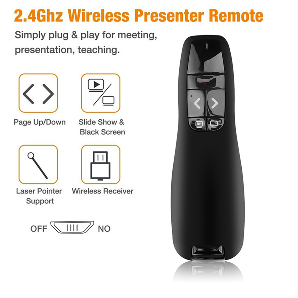 Presentation Remote Laser - Draadloze USB Powerpoint-presentatie PPT Flip Pen