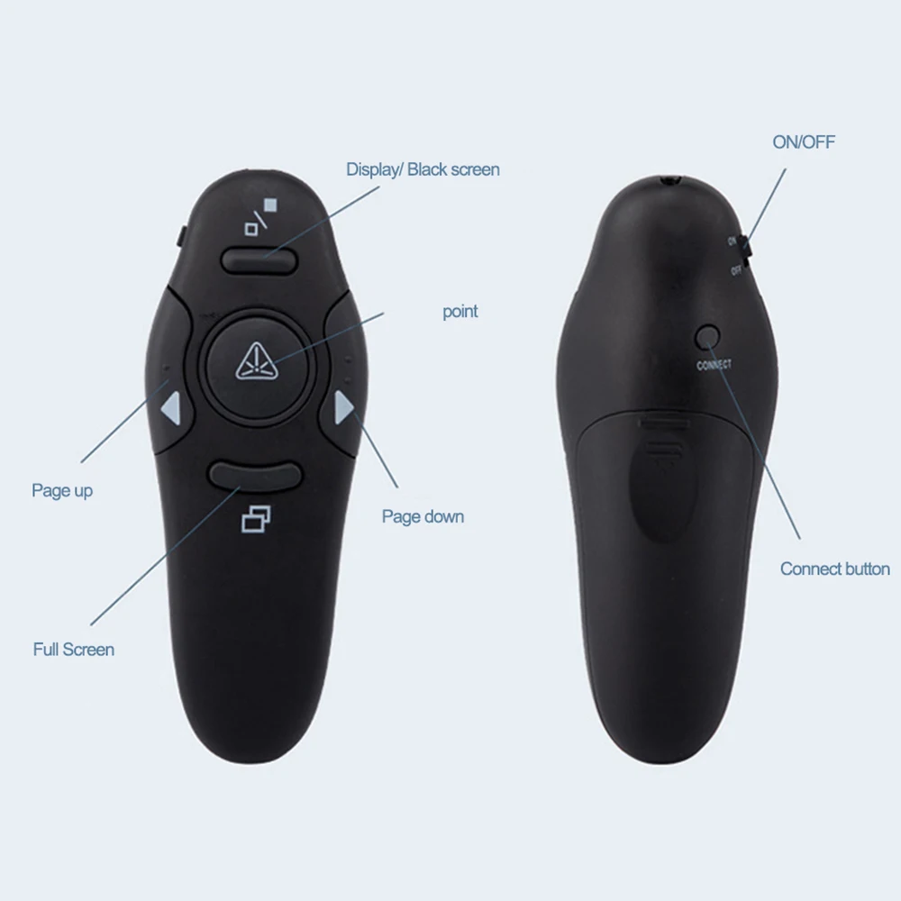 Presentation Remote Laser - Presenter draadloze afstandsbediening 2,4 GHz USB-aanwijzer